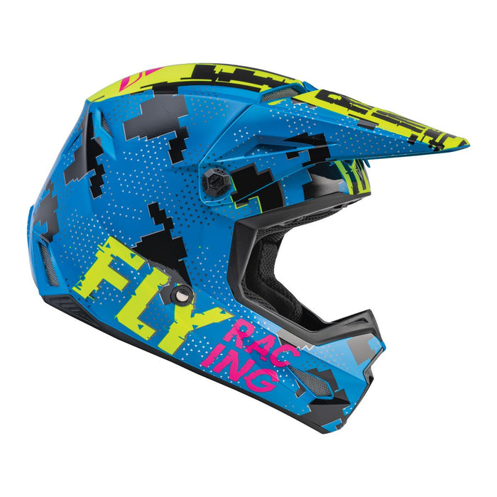 FLY RACING YOUT KINETIC SCAN HELMET - Driven Powersports Inc.'19136129360373-3492YS