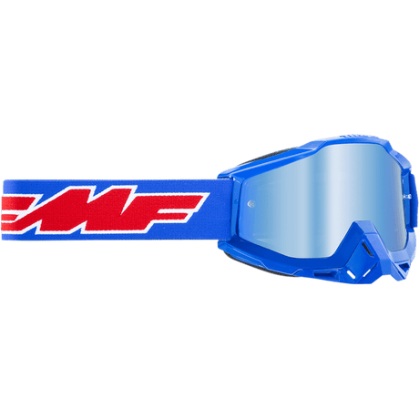 FMF POWERBOMB GOGGLE ROCKET MIRROR BLUE LENS - DRIVEN Canada's Powersports 196261011616F - 50037 - 00002