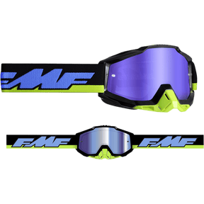 FMF POWERBOMB GOGGLE TALLADEGA MIRROR BLUE LENS (F - 50037 - 00008) - DRIVEN Canada's Powersports 196261011661F - 50037 - 00008