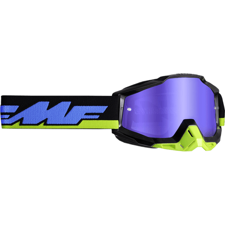 FMF POWERBOMB GOGGLE TALLADEGA MIRROR BLUE LENS (F - 50037 - 00008) - DRIVEN Canada's Powersports 196261011661F - 50037 - 00008
