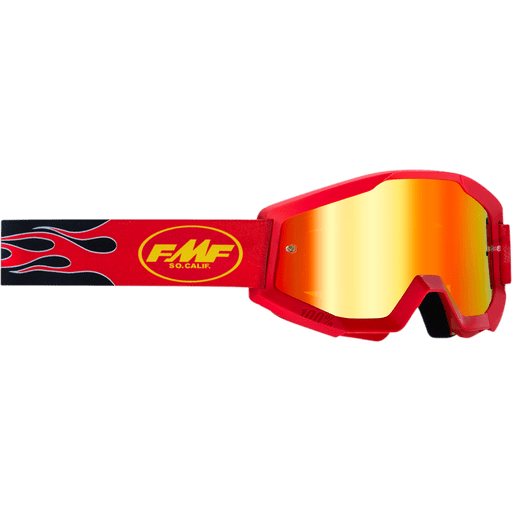 FMF POWERCORE GOGGLE FLAME - MIRROR RED LENS - Driven Powersports Inc.196261012071F-50051-00008