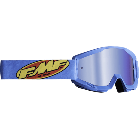 FMF POWERCORE YOUTH GOGGLE CORE CYAN MIRROR BLUE LENS (F - 50055 - 00005) - DRIVEN Canada's Powersports 196261011494F - 50055 - 00005