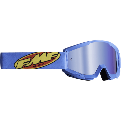 FMF POWERCORE YOUTH GOGGLE CORE CYAN - MIRROR BLUE LENS - Driven Powersports Inc.196261011494F-50055-00005