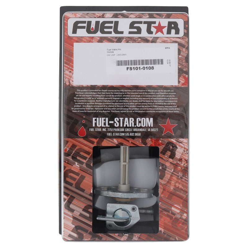 FUEL STAR FUEL VALVE (FS101 - 0108) - DRIVEN Canada's Powersports 714205037753FS101 - 0108