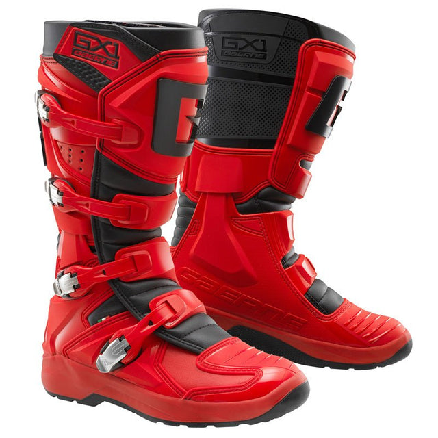 GAERNE GX - 1 EVO MX BOOTS RED/BLACK (46) (2193 - 015 - 46) - DRIVEN Canada's Powersports 20000002426682193 - 015 - 46