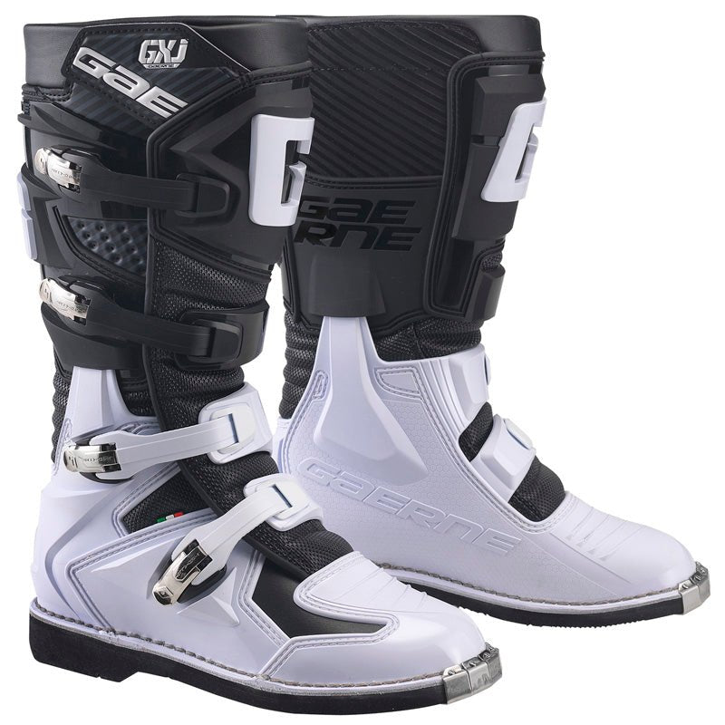 GAERNE MX KID GX - J/BLACK/WHITE SIZE: 38 (2169 - 004 - 38) - DRIVEN Canada's Powersports 20000002251732169 - 004 - 38