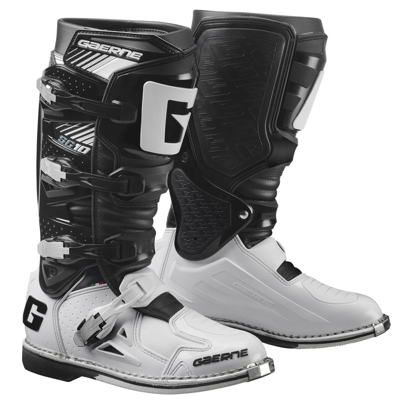 GAERNE MX SG - 10/BLACK/WHITE SIZE: 44.5 (2190 - 014 - 44.5) - DRIVEN Canada's Powersports 20000002116332190 - 014 - 44.5