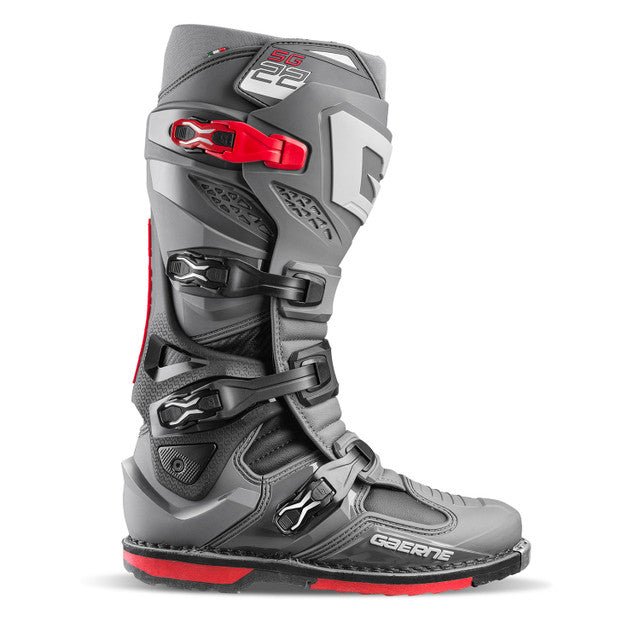 GAERNE SG - 22 MX BOOTS ANTHRACITE (48) - DRIVEN Canada's Powersports 2262 - 007 - 48