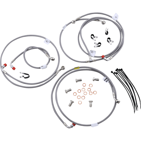 GALFER NINJA 1000 ABS 14 - 15 FR BRAKE LINE KIT (FK003D803 - 6) - DRIVEN Canada's Powersports FK003D803 - 6