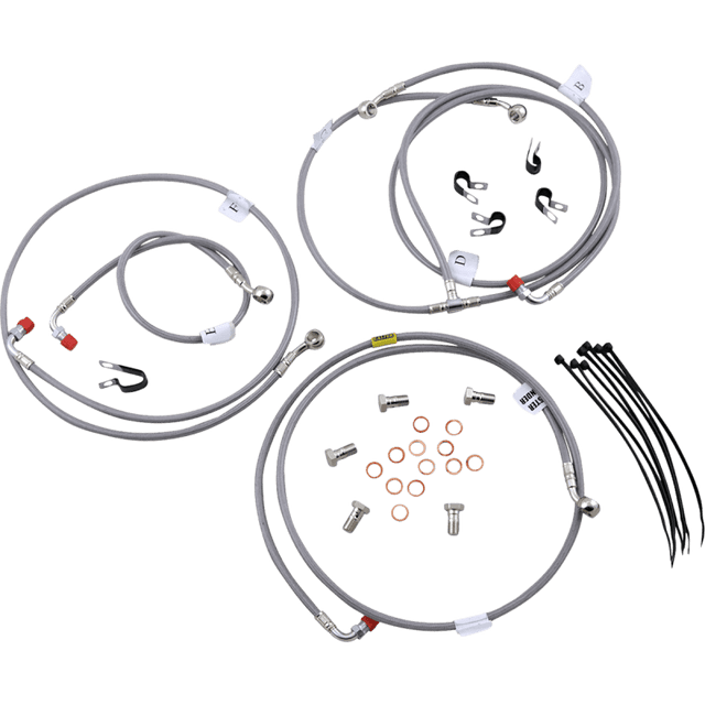 GALFER NINJA 1000 ABS 14 - 15 FR BRAKE LINE KIT (FK003D803 - 6) - DRIVEN Canada's Powersports FK003D803 - 6