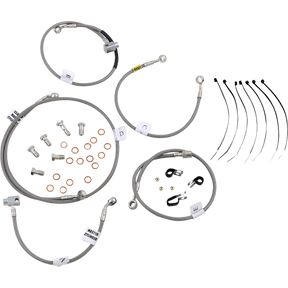 GALFER ZX - 14 ABS 14 - 15 FRONT BRAKE LINE KIT (FK003D799 - 5) - DRIVEN Canada's Powersports FK003D799 - 5