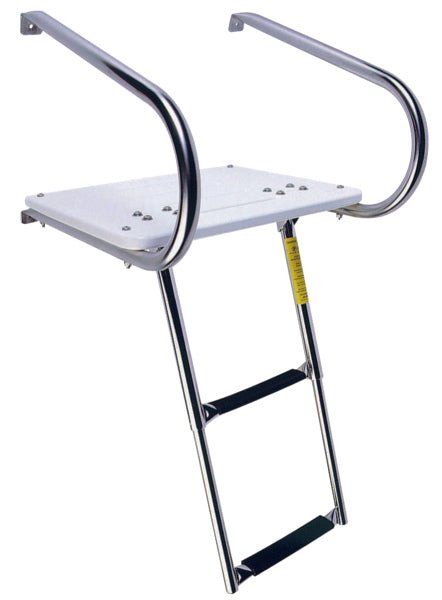 GARELICK SWIM PLATFORM WITH TELESCOPING LADDER, UNDER PLATFORM (19546) - DRIVEN Canada's Powersports 03820319546919546
