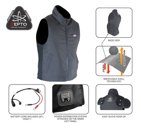 GEARS CANADA GENX4 HEATED VEST - DRIVEN Canada's Powersports 100312 - 1 - XS