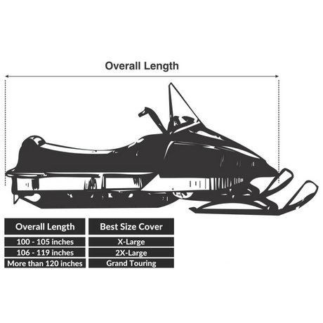 GEARS CANADA TRAILERABLE SNOW COVER - XL (300188 - 1 - XL) - DRIVEN Canada's Powersports 300188 - 1 - XL