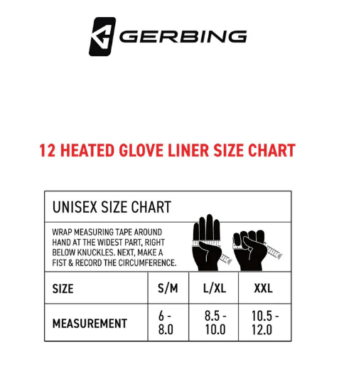 Gerbing Glove Liner Heat 12V - DRIVEN Canada's Powersports 811629029453GER-GL-12V-L-XL