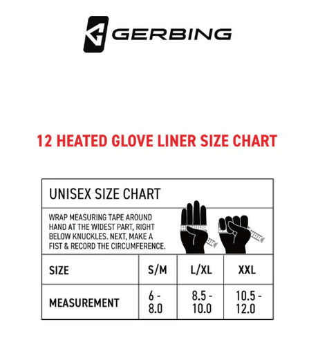 Gerbing Glove Liner Heat 12V - DRIVEN Canada's Powersports 811629029453GER-GL-12V-L-XL