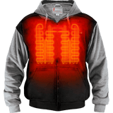 GERBING HOODIE HEAT 7V - DRIVEN Canada's Powersports 811629027534GER - HDY - 7V - UNI - BLK - S