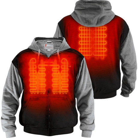 GERBING HOODIE HEAT 7V - DRIVEN Canada's Powersports 811629027534GER - HDY - 7V - UNI - BLK - S