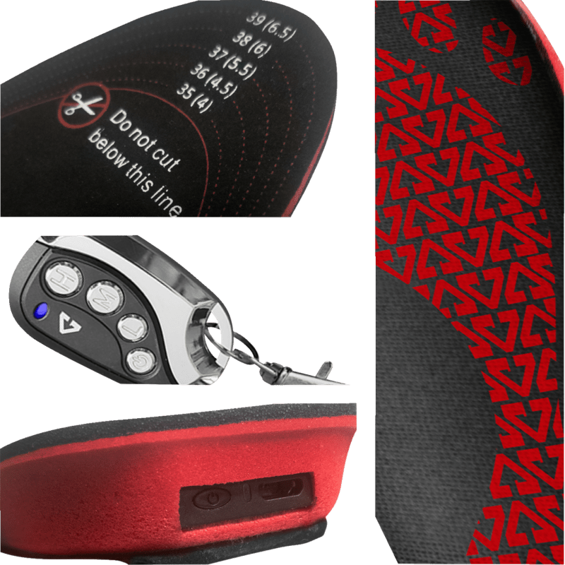 GERBING INSOLE HEAT 7V - DRIVEN Canada's Powersports 811629027619GER - INS - 3V - S - M