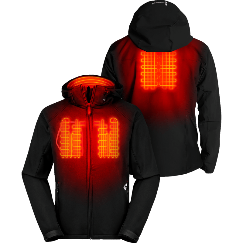 GERBING JACKET HEAT 7V TORRID 2 SOFTSHELL - DRIVEN Canada's Powersports 811629027336GER - TJKT - 7V - M - B - S