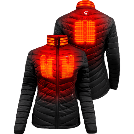 GERBING JACKET WMN HEAT 7V KHIONE 2 PUFFER - DRIVEN Canada's Powersports 811629028371GER - KPJKT - 7V - W - B - XS