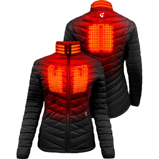 GERBING JACKET WMN HEAT 7V KHIONE 2 PUFFER - DRIVEN Canada's Powersports 811629028371GER - KPJKT - 7V - W - B - XS