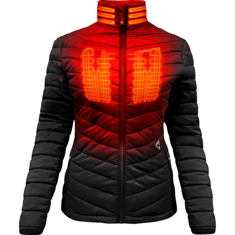 GERBING JACKET WMN HEAT 7V KHIONE 2 PUFFER - DRIVEN Canada's Powersports 811629028371GER - KPJKT - 7V - W - B - XS