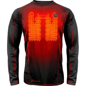 GERBING SHIRT HEAT 7V BASE LAYER - DRIVEN Canada's Powersports 811629027473GER - BLS - 7V - M - BLK - S