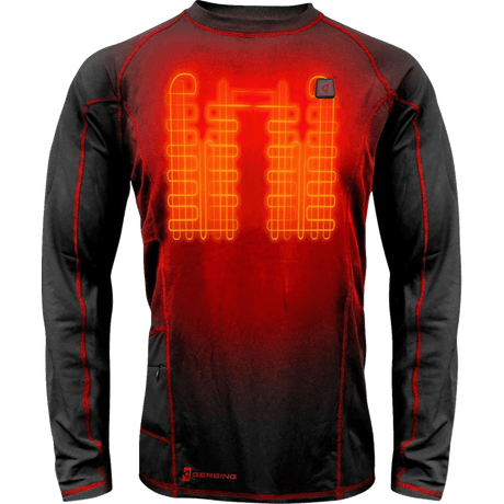 GERBING SHIRT HEAT 7V BASE LAYER - DRIVEN Canada's Powersports 811629027473GER - BLS - 7V - M - BLK - S