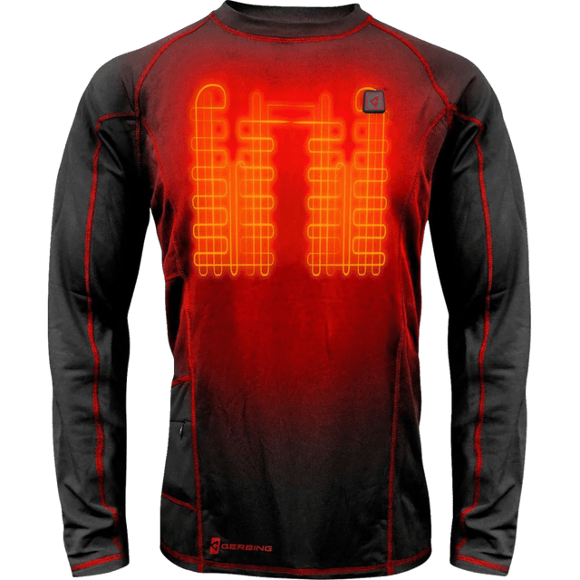 GERBING SHIRT HEAT 7V BASE LAYER - DRIVEN Canada's Powersports 811629027473GER - BLS - 7V - M - BLK - S