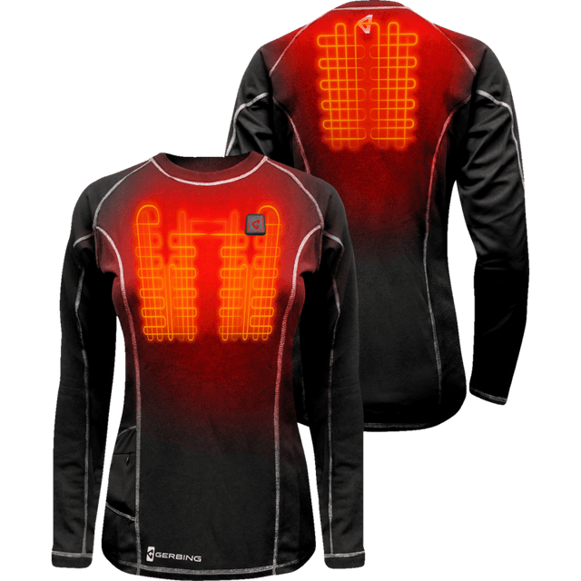 GERBING SHIRT WMN HEAT 7V BASE LAYER - DRIVEN Canada's Powersports 811629027497GER - BLS - 7V - W - BLK - S