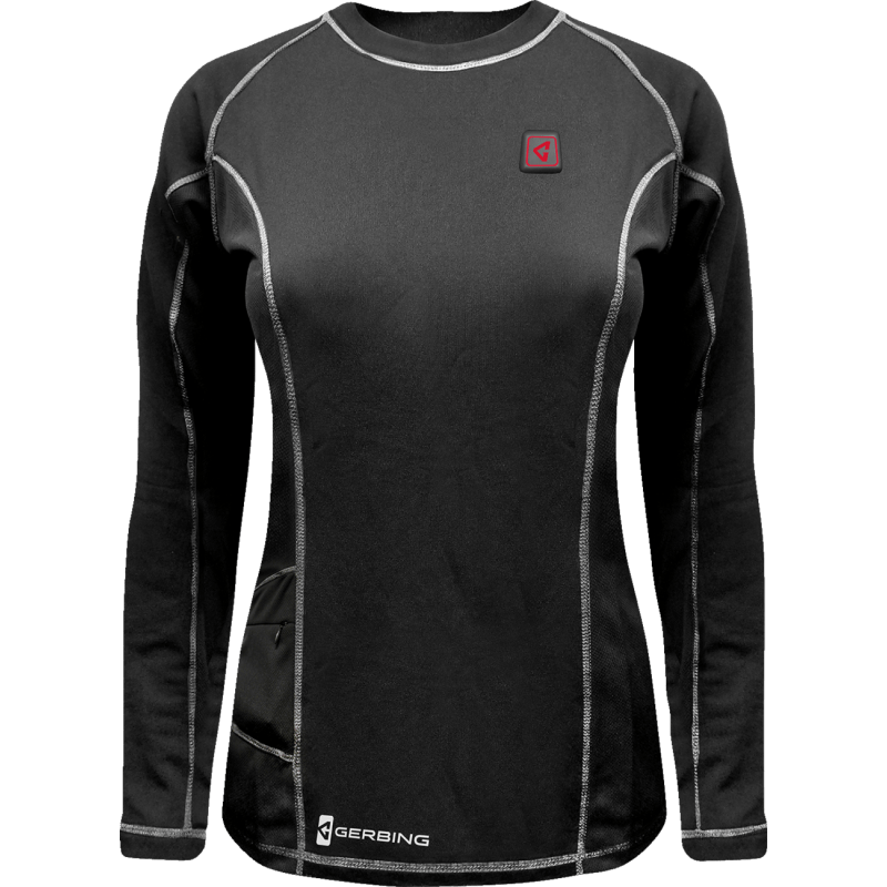 GERBING SHIRT WMN HEAT 7V BASE LAYER - DRIVEN Canada's Powersports 811629027497GER - BLS - 7V - W - BLK - S