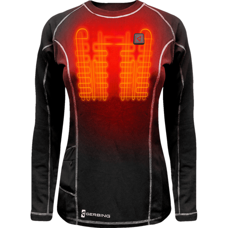 GERBING SHIRT WMN HEAT 7V BASE LAYER - DRIVEN Canada's Powersports 811629027497GER - BLS - 7V - W - BLK - S