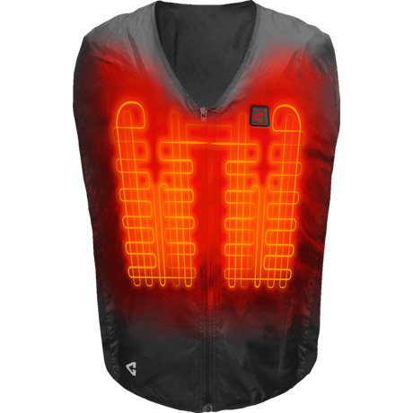 GERBING VEST LINER HEAT 7V - DRIVEN Canada's Powersports 811629027404GER - VTLN - 7V - UNI - BLK - S - M