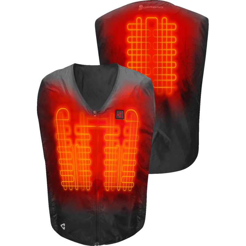 GERBING VEST LINER HEAT 7V - DRIVEN Canada's Powersports 811629027404GER - VTLN - 7V - UNI - BLK - S - M