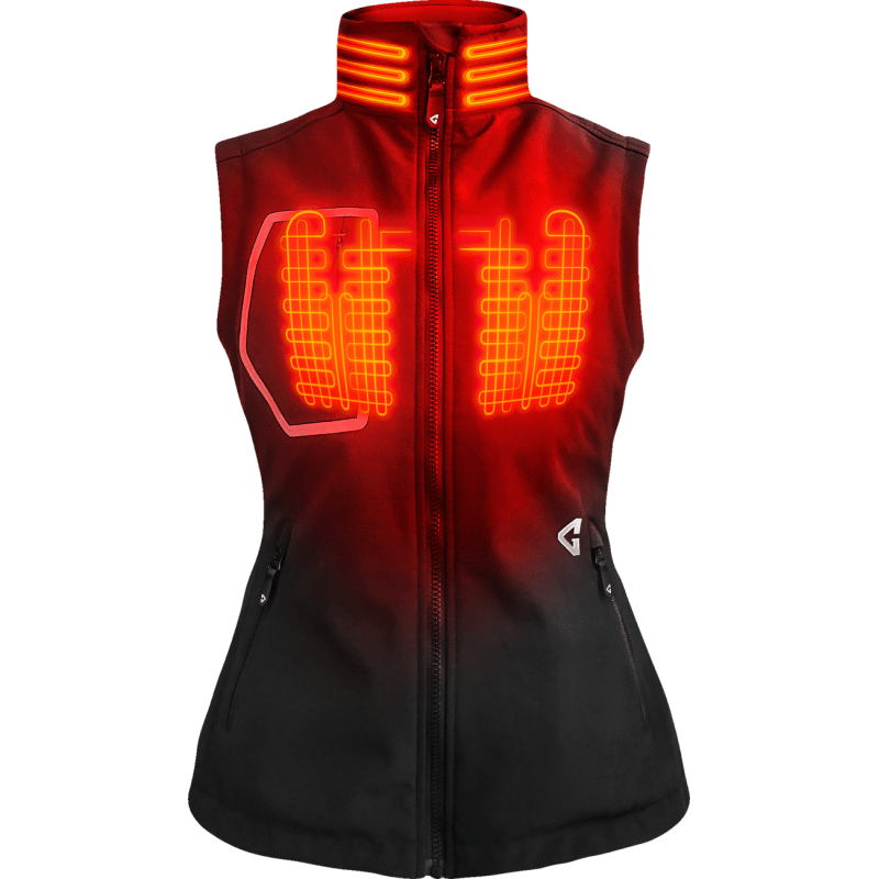 GERBING VEST WMN HEAT 7V TORRID 2 SOFTSHELL - DRIVEN Canada's Powersports 811629027985GER - TVST - 7V - W - B - XS