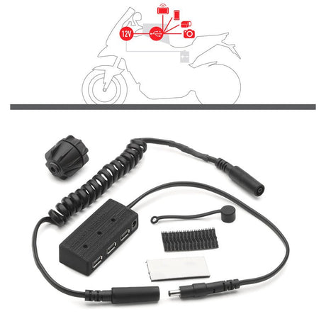 GIVI 3 - PORT USB HUB KIT FOR TANK BAGS (S111) - DRIVEN Canada's Powersports 8019606180445S111