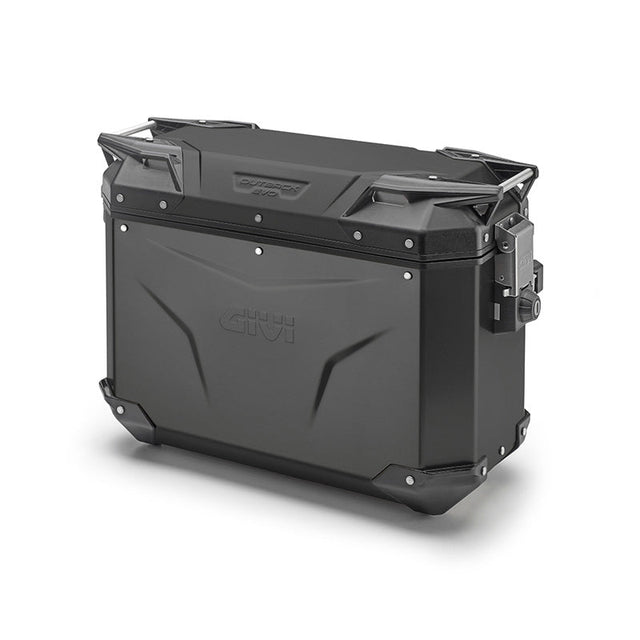 Givi 37L OBKE37BL Trekker Outback EVO Black Left Side - DRIVEN Canada's Powersports 8019606277770OBKE37BL