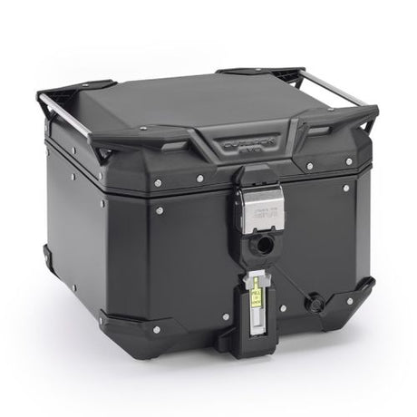 Givi 42L Trekker Outback EVO OBKEV42B Top Aluminium Black - DRIVEN Canada's Powersports 8019606349606OBKEV42B