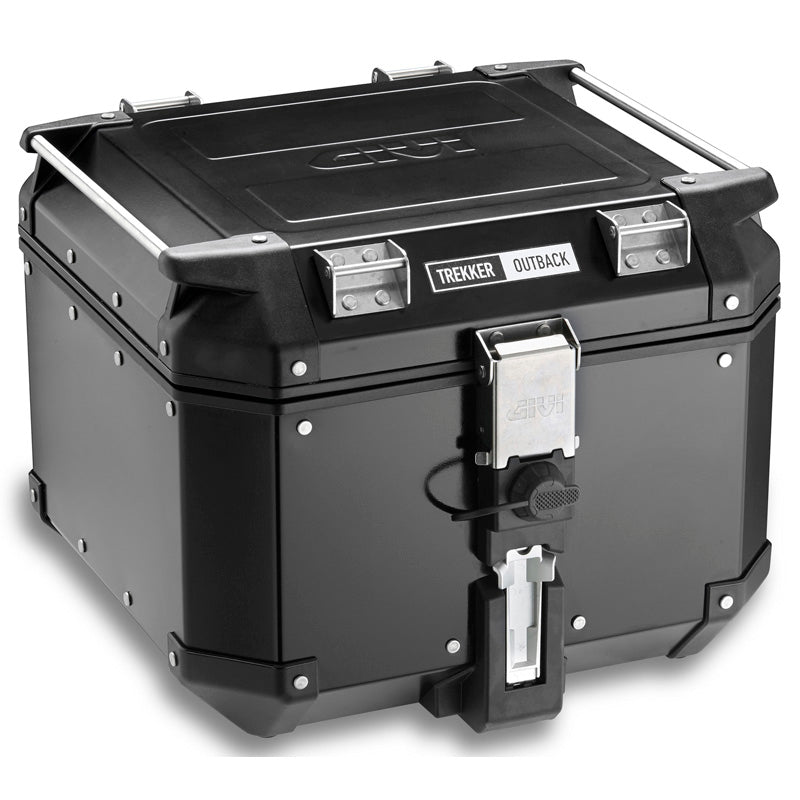 GIVI 42L TREKKER OUTBACK OBKN42B TOP ALUMINIUM BLACK - DRIVEN Canada's Powersports 8019606223418OBKN42B
