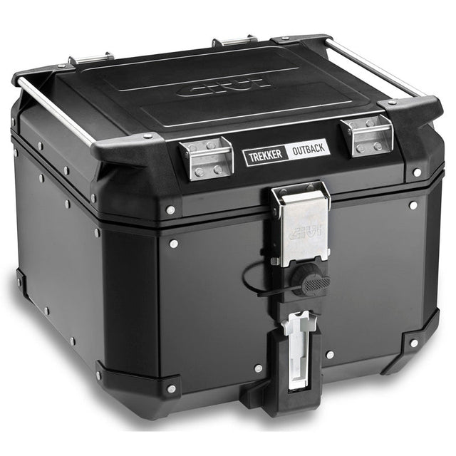GIVI 42L TREKKER OUTBACK OBKN42B TOP ALUMINIUM BLACK - DRIVEN Canada's Powersports 8019606223418OBKN42B