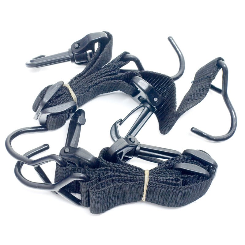 GIVI ADUSTABLE ELASTIC BELTS (076 - T401)/4PCS (ZT401B) - DRIVEN Canada's Powersports 8019606090812ZT401B