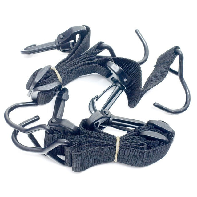 GIVI ADUSTABLE ELASTIC BELTS (076 - T401)/4PCS (ZT401B) - DRIVEN Canada's Powersports 8019606090812ZT401B