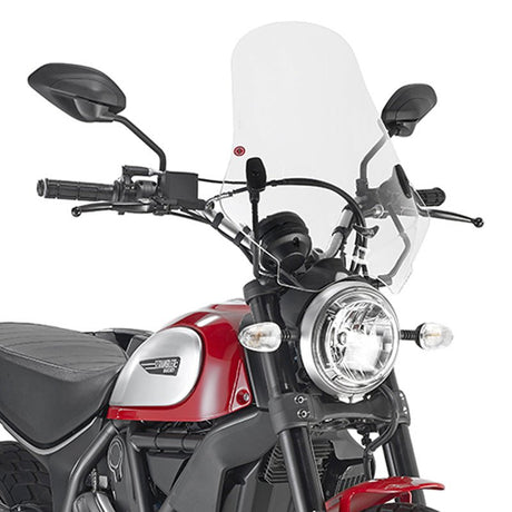 GIVI CLEAR WINDSCREEN DUCATI SCRAMBLER 800/400 - DRIVEN Canada's Powersports 80196061952727407A