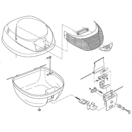 GIVI E26,E280,E29,E360,E460 LATCH (Z310) - DRIVEN Canada's Powersports 8019606056412Z310