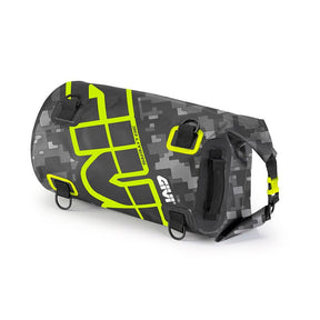 GIVI EASY - T 30L GREY/RED CYLINDER BAG - DRIVEN Canada's Powersports 8019606258014EA114CM