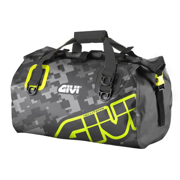 GIVI EASY-T 40L WATERPROOF NEON YELLOW TAIL BAG | DRIVEN Canada's