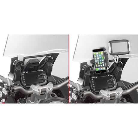 GIVI GPS/SMARTPHONE BRACKET MULTISTRADA ENDURO 1200 (FB7408) - DRIVEN Canada's Powersports 8019606218483FB7408