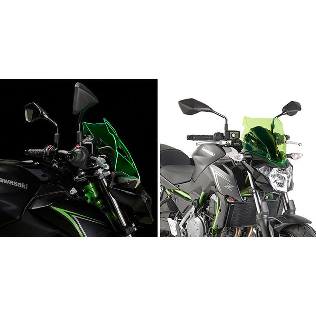 GIVI ICE GREEN WINDSCREEN KAWASAKI Z650 - DRIVEN Canada's Powersports 8019606227577A4117GR