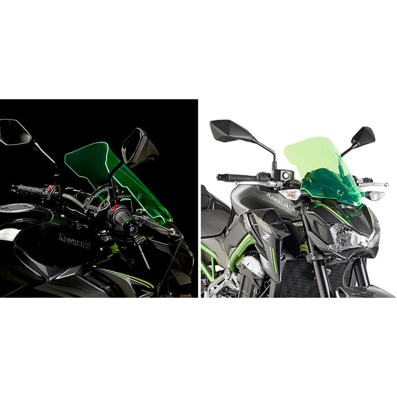 GIVI ICE GREEN WINDSCREEN KAWASAKI Z900 - DRIVEN Canada's Powersports 8019606227584A4118GR